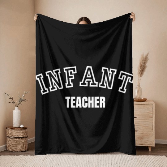 Infant Teacher Childcare Workers Throw Blankets