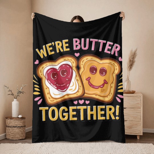 Valentine´s day gift Throw Blankets