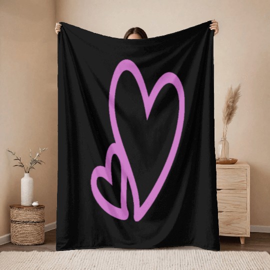 Valentines Day Throw Blankets