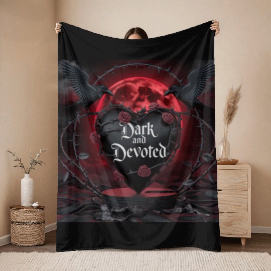 Devote saint Valentine Throw Blankets