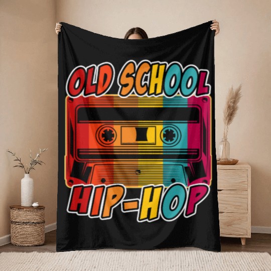 Retro 80s Style design – Perfect for Nostalgia Fa Throw Blankets