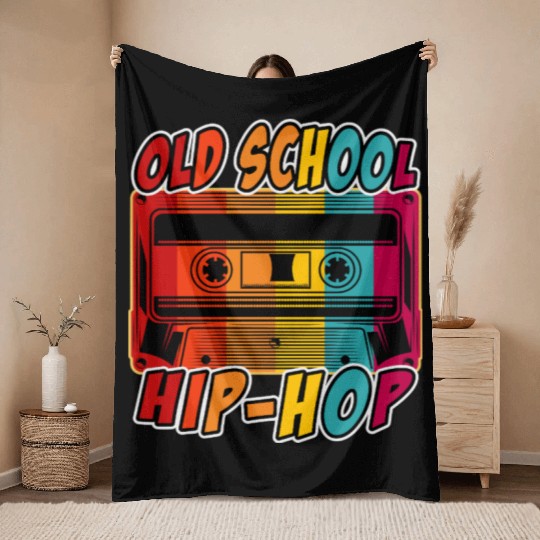 Retro 80s Style design – Perfect for Nostalgia Fa Throw Blankets