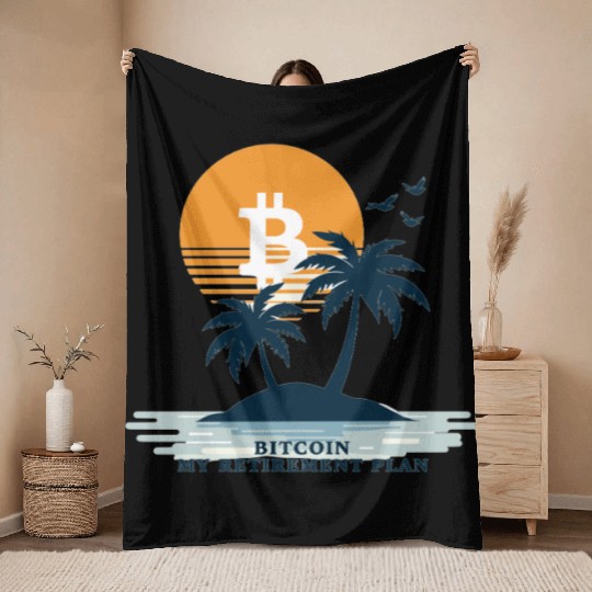 Bitcoin Retirement BTC - Crypto Investors Throw Blankets
