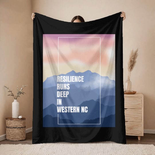 Resilience Runs Deep in Western NC Throw Blankets