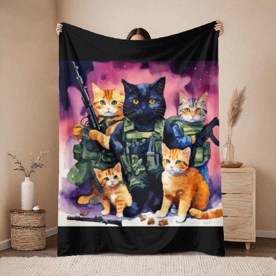 Help Protect Us.... We Are Pets Throw Blankets