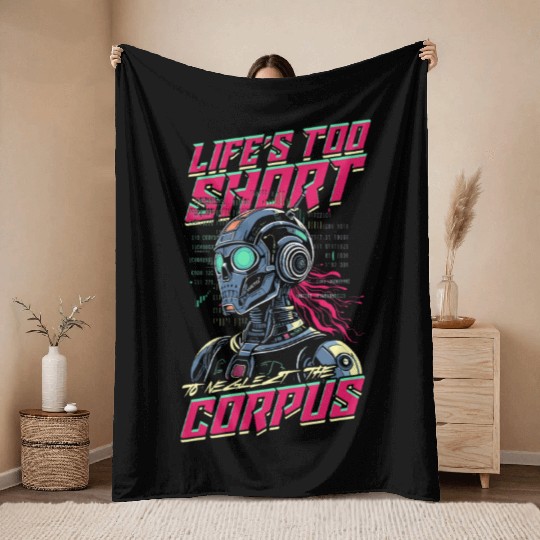 Computer Linguist Throw Blankets