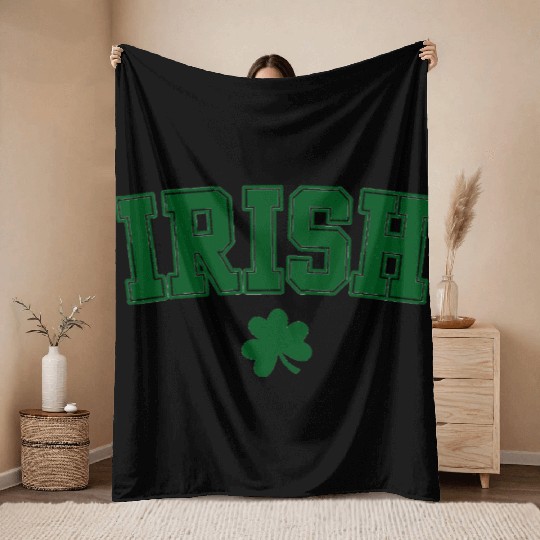 St Patricks day Throw Blankets