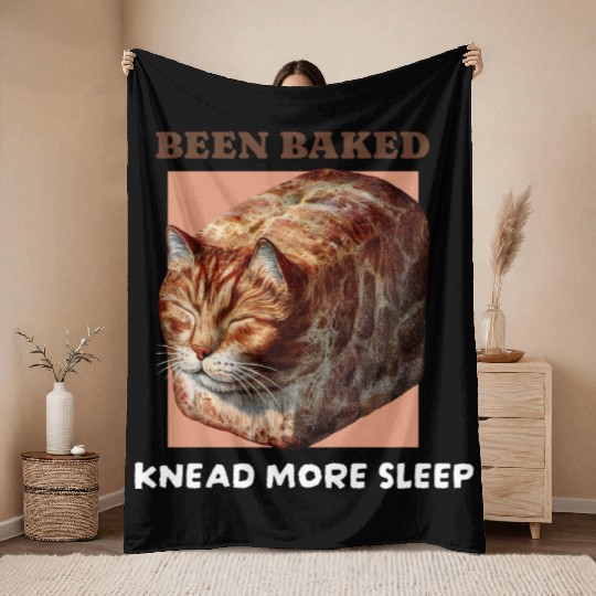 Throw Blankets design generator with a cat shaped bread!!