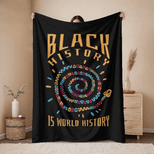 trend black history world history Throw Blankets pr et ai