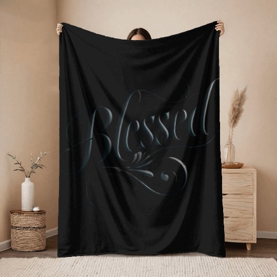 BLESSED Throw Blankets