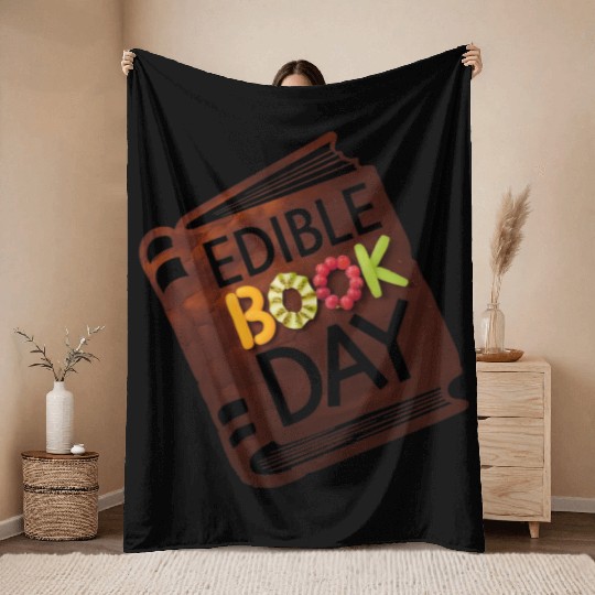 Edible Book Day – A Delicious Literary Celebration Throw Blankets