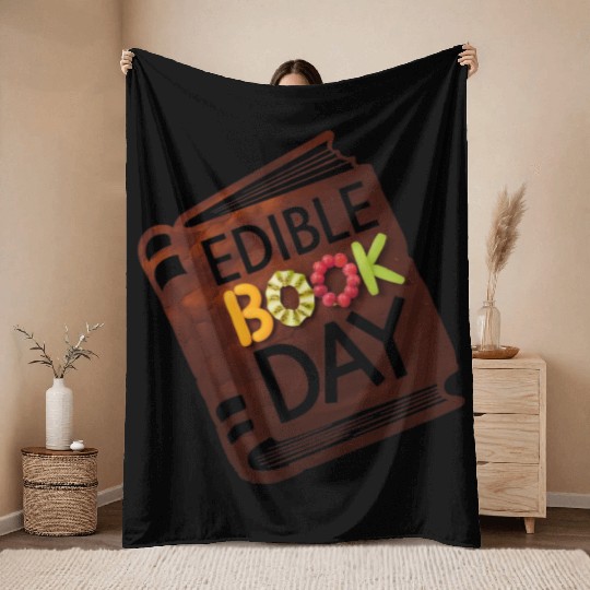 Edible Book Day – A Delicious Literary Celebration Throw Blankets
