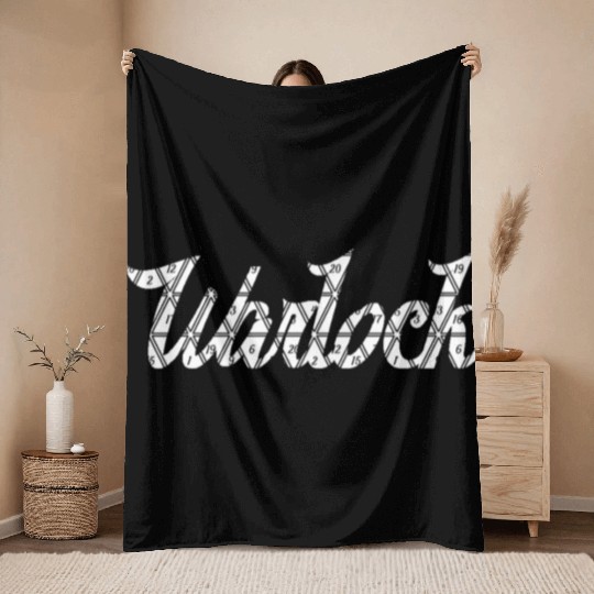 Warlock Invert Throw Blankets