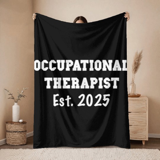 Occupational Therapist Graduation Gift - OT 2025 Throw Blankets