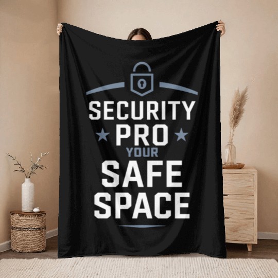 Private Security Professional Bodyguard VIP Throw Blankets
