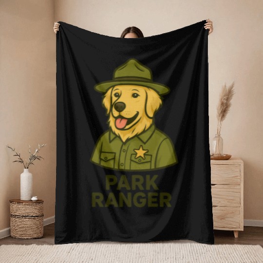 Park Ranger Throw Blankets