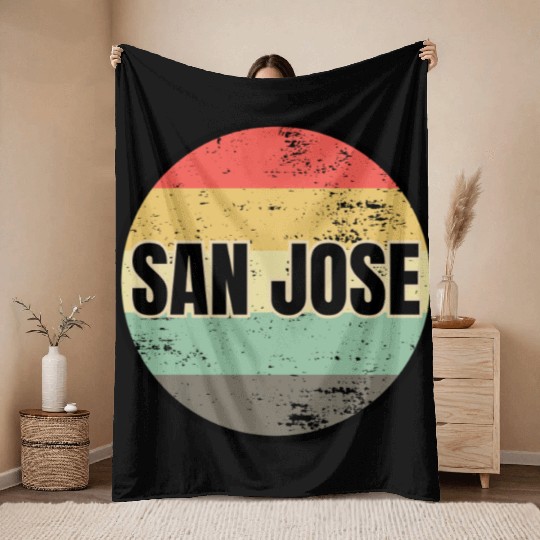 San Jose Throw Blankets