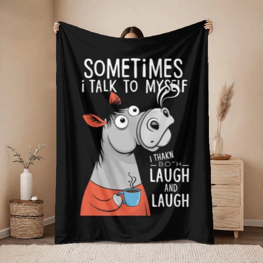 The Solo Comedy Show Throw Blankets