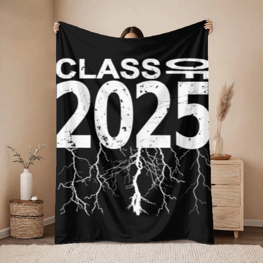 Class Of 2025 Throw Blankets