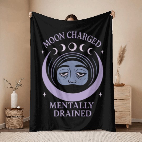 Witchy Book Club Pagan Reader Occult Fiction Coven Throw Blankets
