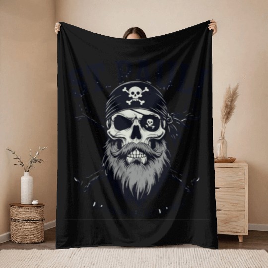St Pauli Throw Blankets Hamburg Sankt Pauli Pirate