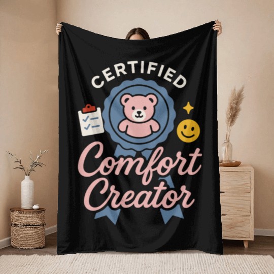 Child Life Specialist Pediatric Hospital Healing Throw Blankets