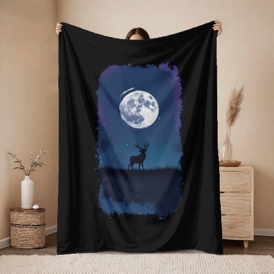 Night and Elf Throw Blankets