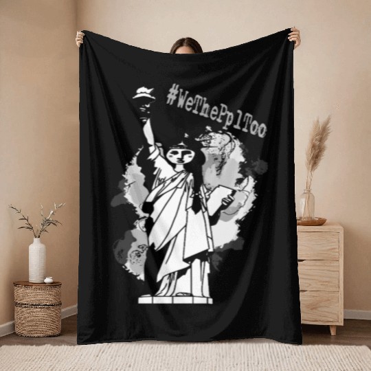 #WeThePeopleToo - Native American Representation Throw Blankets