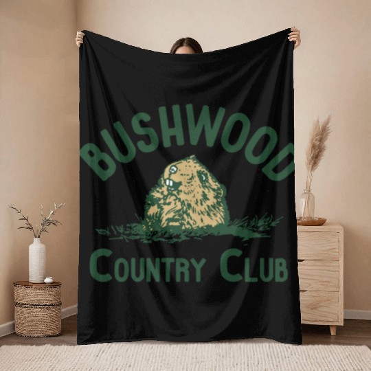 Bushwood Country Club Funny Movie Throw Blankets