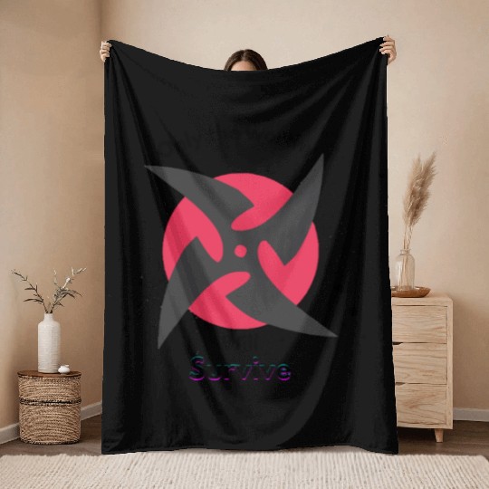 Only the worthy will SURVIVE Throw Blankets