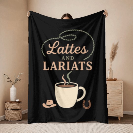 Soft Cowgirl Floral Rodeo Western Aesthetic Horse Throw Blankets