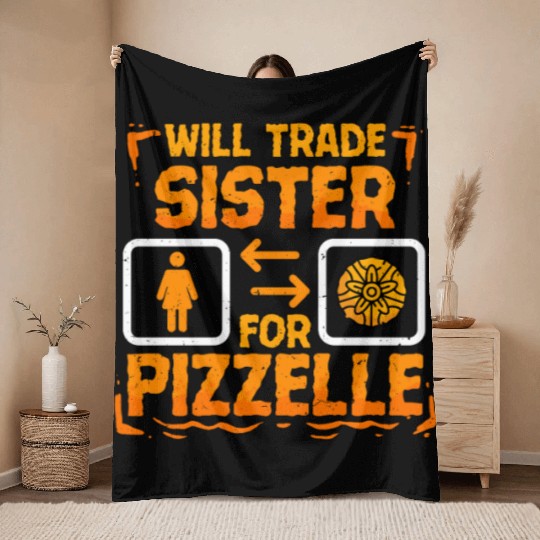 Pizzelle Waffle Will Trade Sister For Pizzelle Throw Blankets