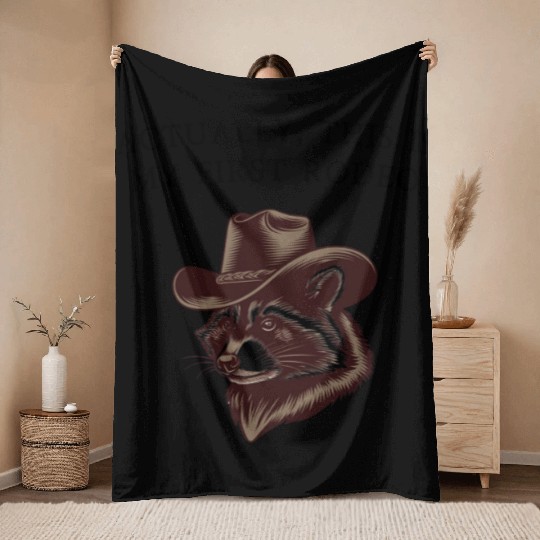 Actually, This Is My First Rodeo Throw Blankets