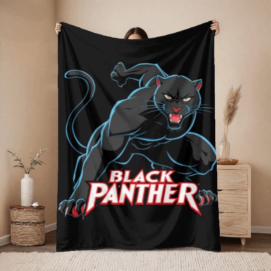 Black Panther. Throw Blankets