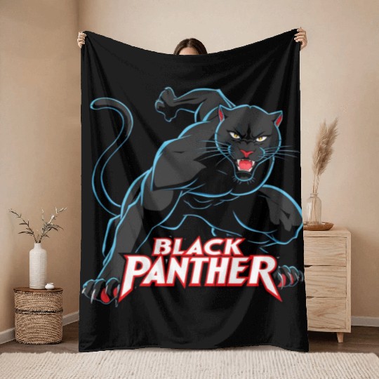 Black Panther. Throw Blankets