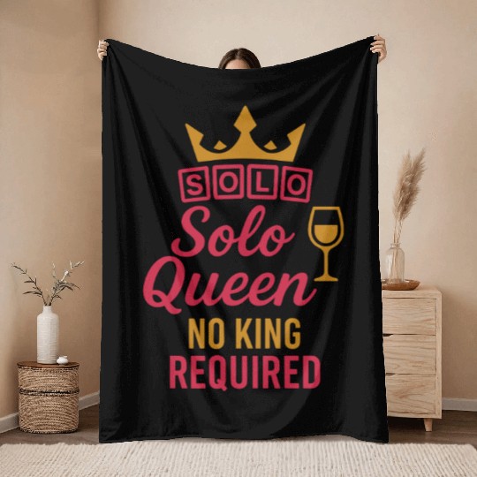 Single Mom Life Chaos Coordinator Wine Coffee Throw Blankets