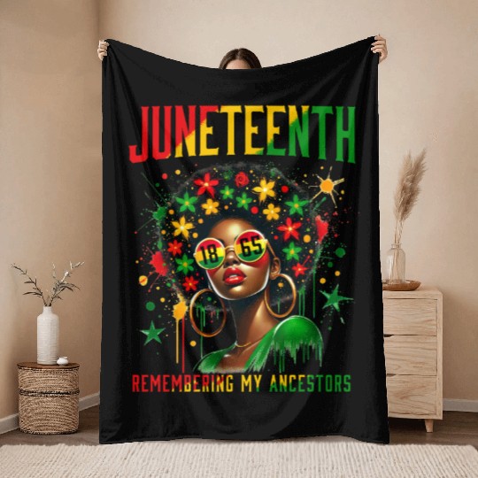 Juneteenth 1865 2 Throw Blankets