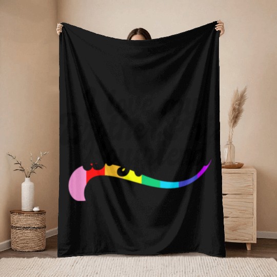 I love my brother & his boyfriend LGBTQ rights Throw Blankets