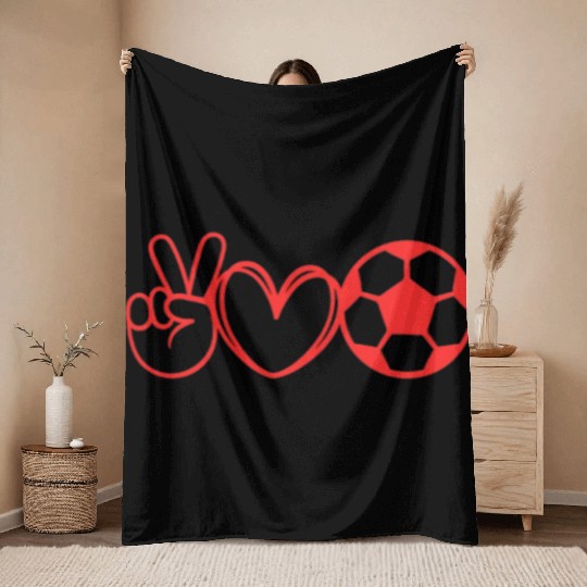 American football, sports, love gaming, fantasy Throw Blankets