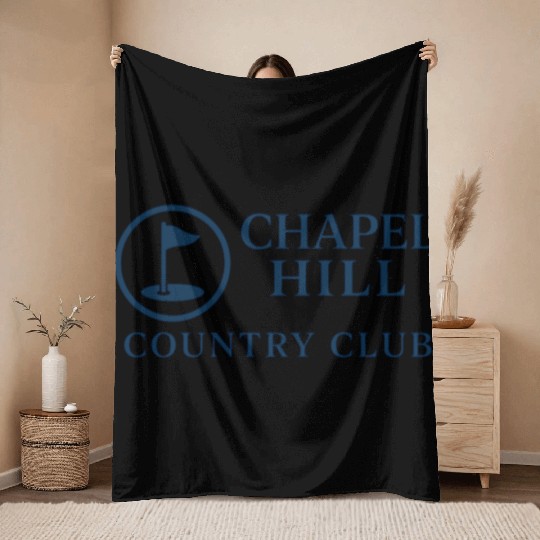 Chapel Hill Country Club Throw Blankets