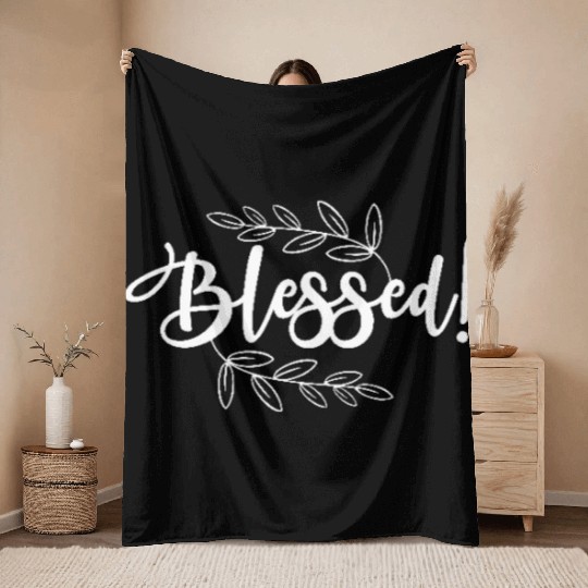 Saved with Amazing Grace Throw Blankets | Christian Throw Blankets