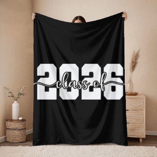 Class of 2026 Summer Vacation Throw Blankets