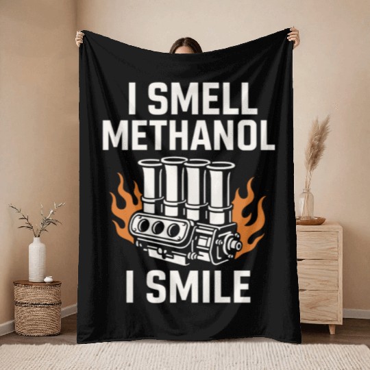 Sprint Car Racing Dirt Track Speed Oval Race Throw Blankets