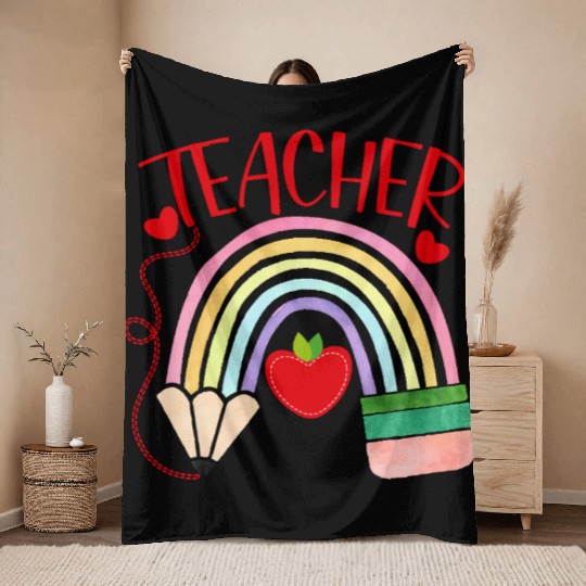 TEACHER Throw Blankets, TEACHER APPRECIATION Throw Blankets