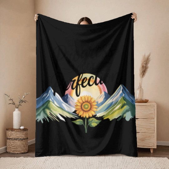 Motivational Growth Mindset Quote Throw Blankets