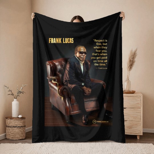 FRANK LUCAS Throw Blankets