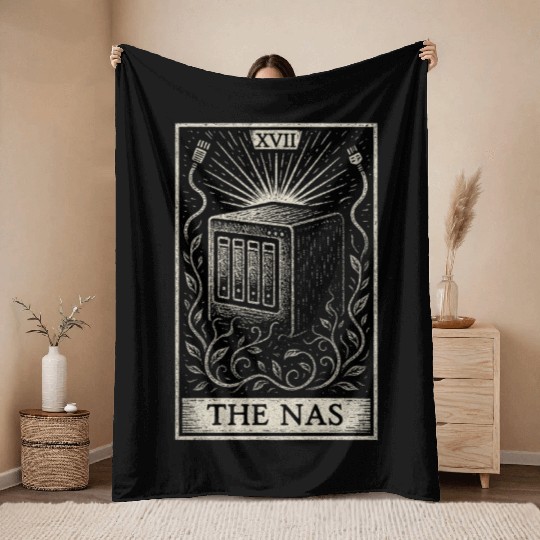 Tarot Datahoarding: The Network Storage Oracle Throw Blankets