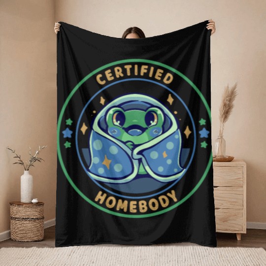 Certified Homebody Throw Blankets