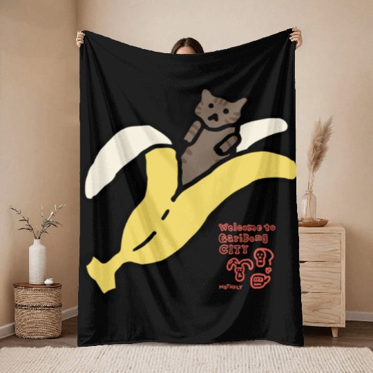 Bananyang - 015. Brown Tabby Throw Blankets