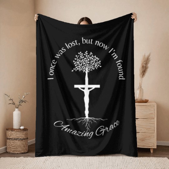 Inspired by Faith: The Amazing Grace Throw Blankets